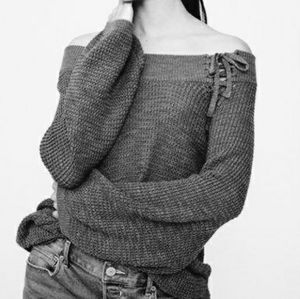 Light grey Express sweater